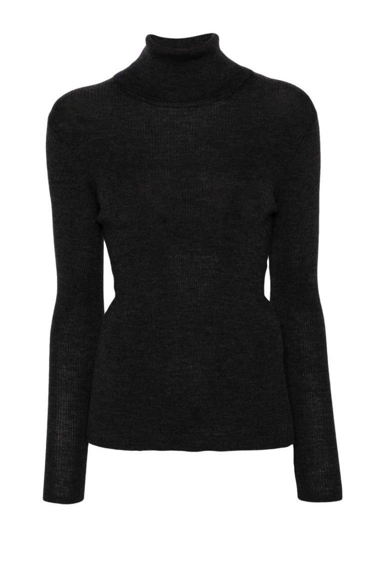 P.A.R.O.S.H. High-Neck Fitted Knitwear