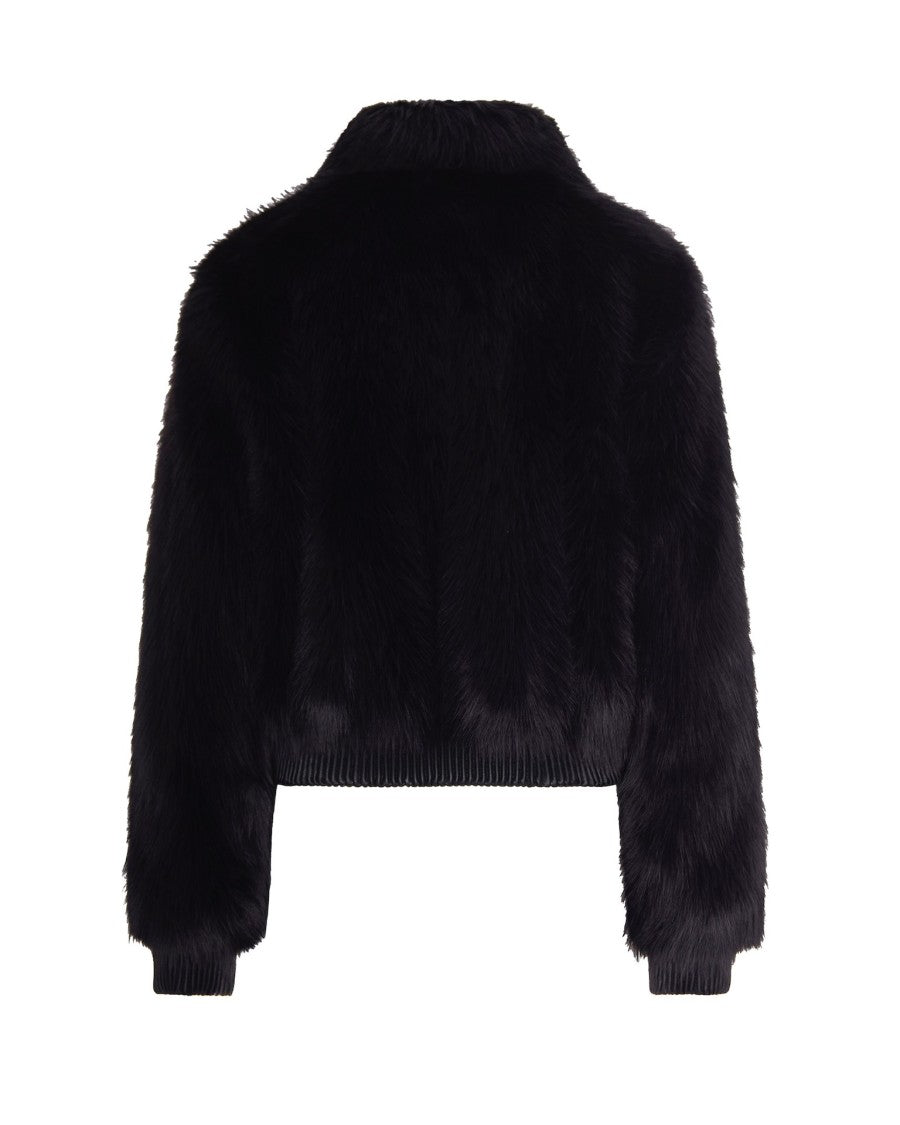 Liu Jo Black Faux Fur Jacket