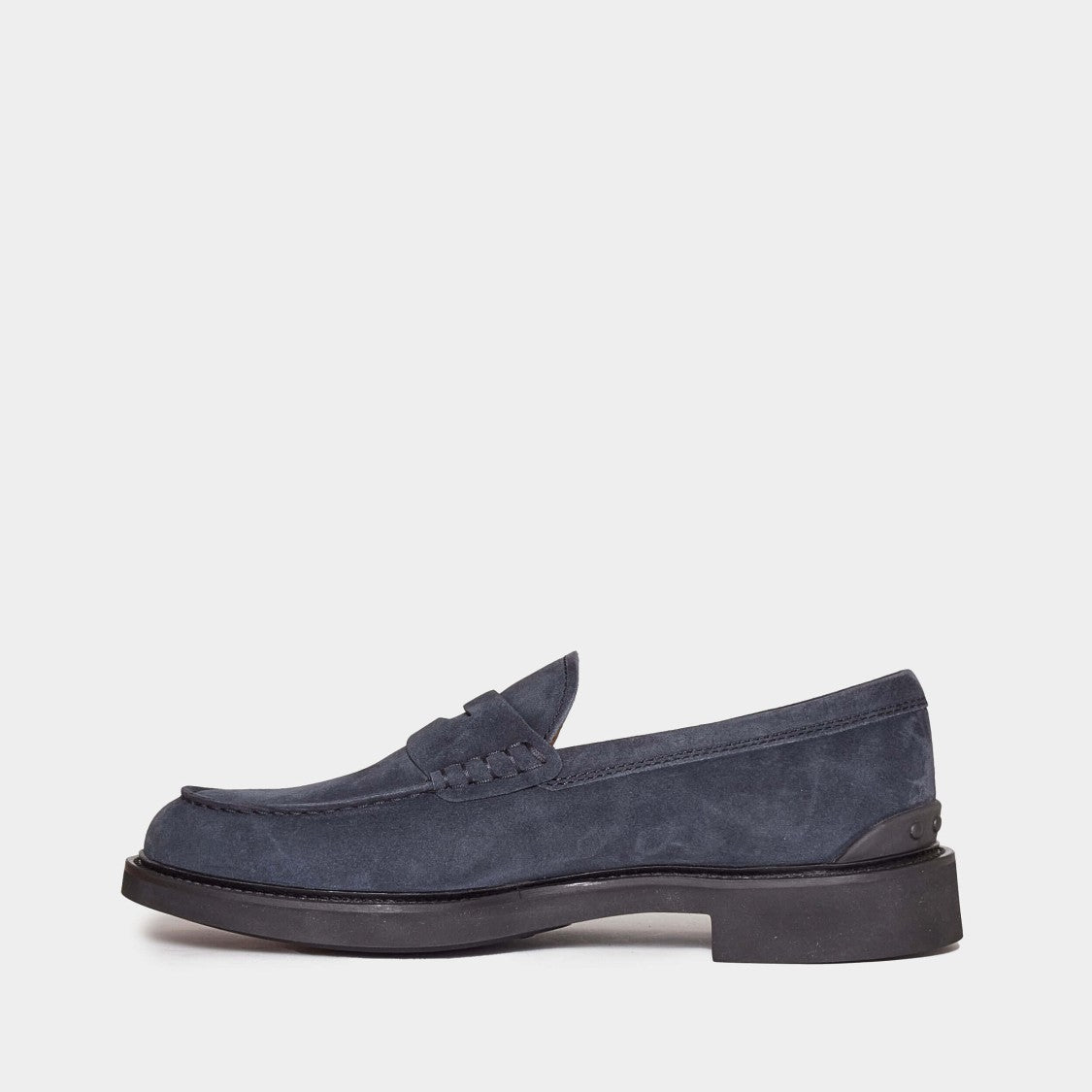 Tod's Semi-Formal Blue Suede Moccasin