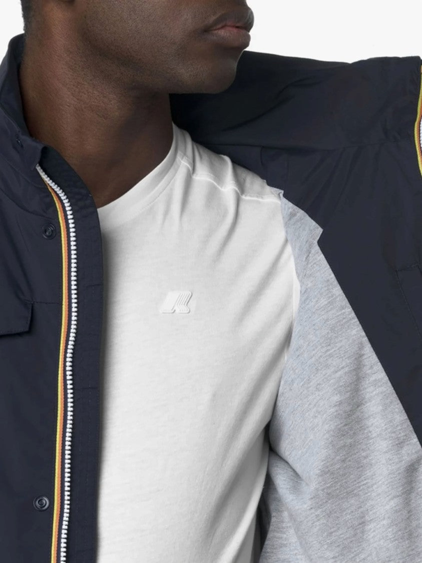 K-Way Dark Blue Minimalist Manuel Jacket