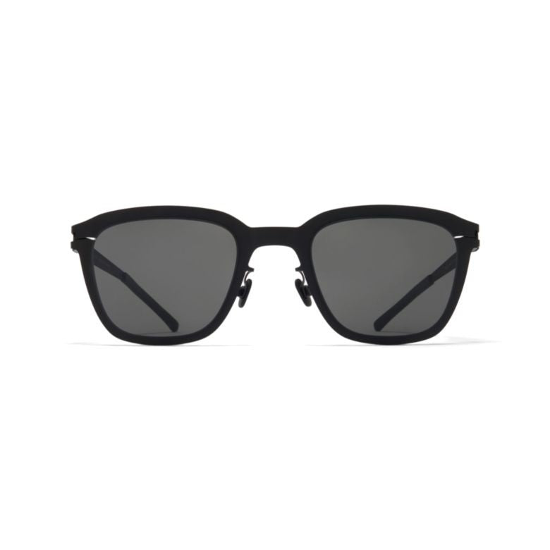 Mykita Avery Matte Black Rectangular Sunglasses