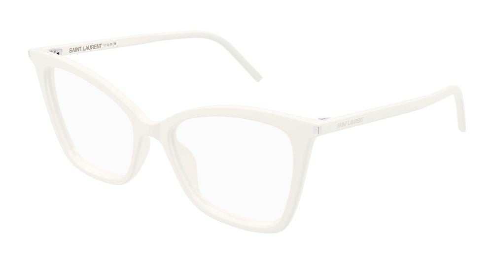Saint Laurent Eyeglasses Sl 386 014 White White Transpare 53/16/145