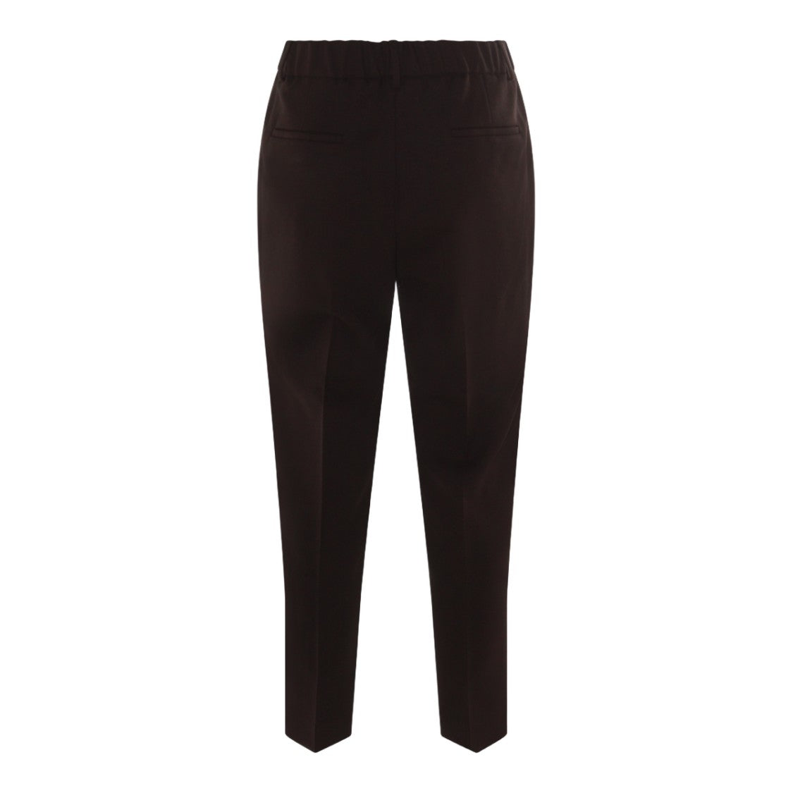 Incotex Tailored Brown Trousers With Subtle Crease Lines