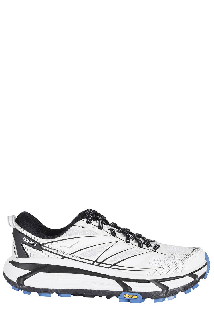 Hoka White Black U Mafate Speed 2 Mesh Polyester Sneakers