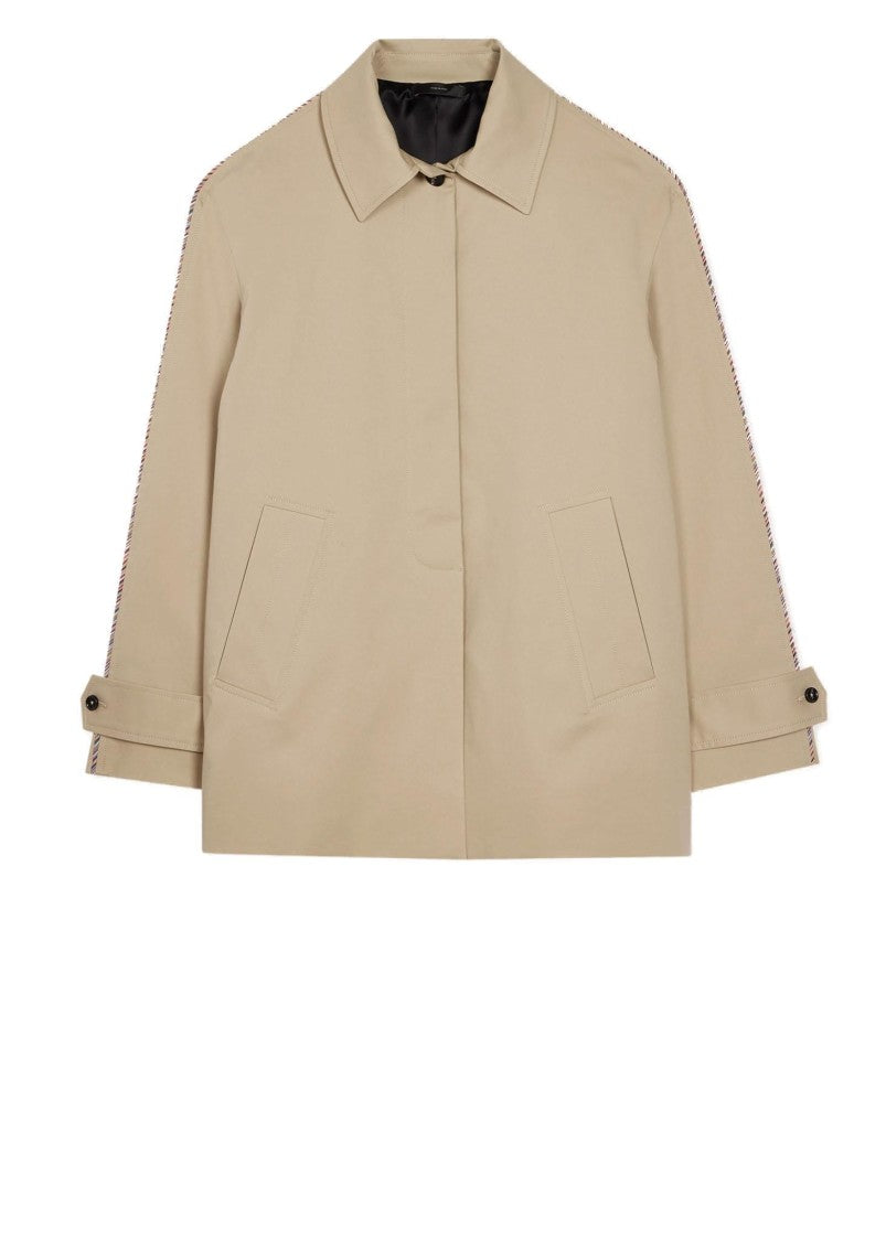 Paul Smith Loose-Fit Stone Trapeze Jacket