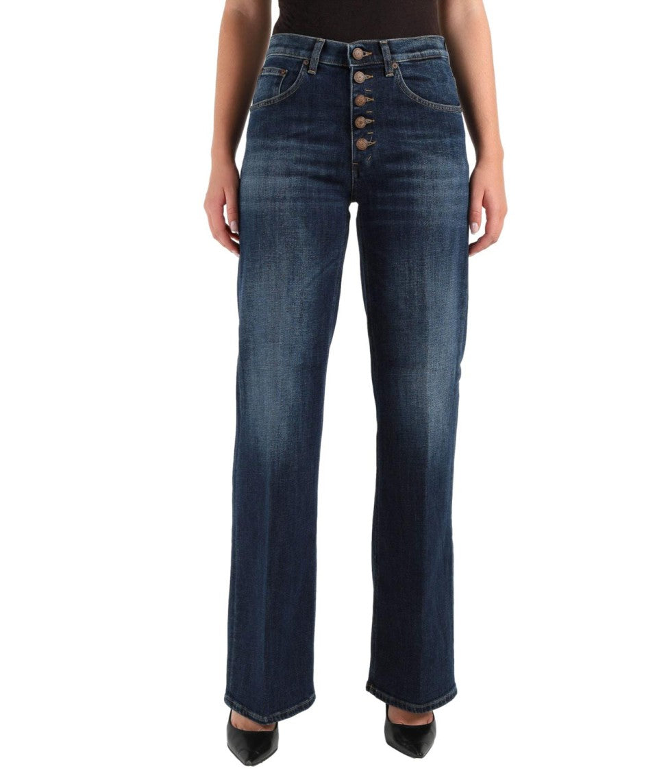 Dondup Straight-Leg Jeans With Traditional Five-Pocket Styling