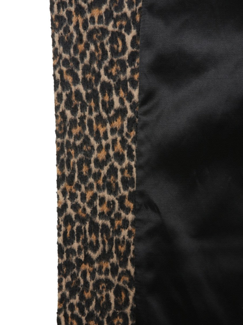 Saint Laurent Structured Leopard Print Jacket