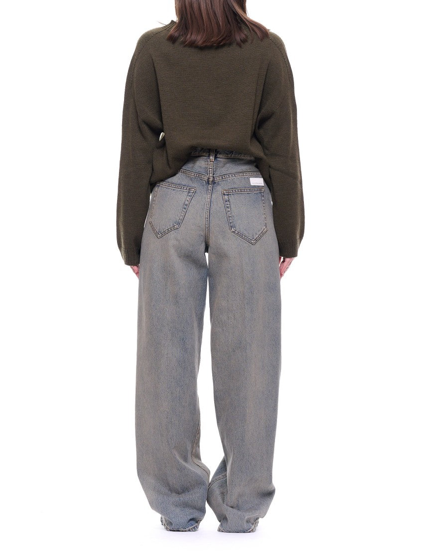 Nine In The Morning Relaxed Boyfriend-Fit Jeans With High-Rise Waist