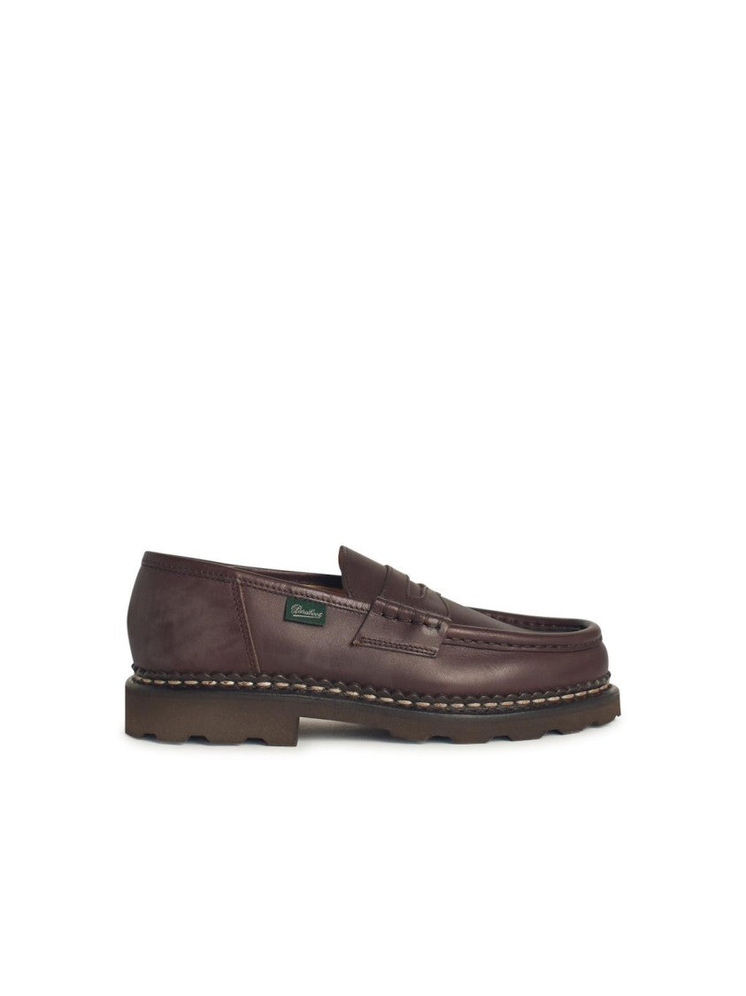 Paraboot 'Remis' Brown Leather Loafers