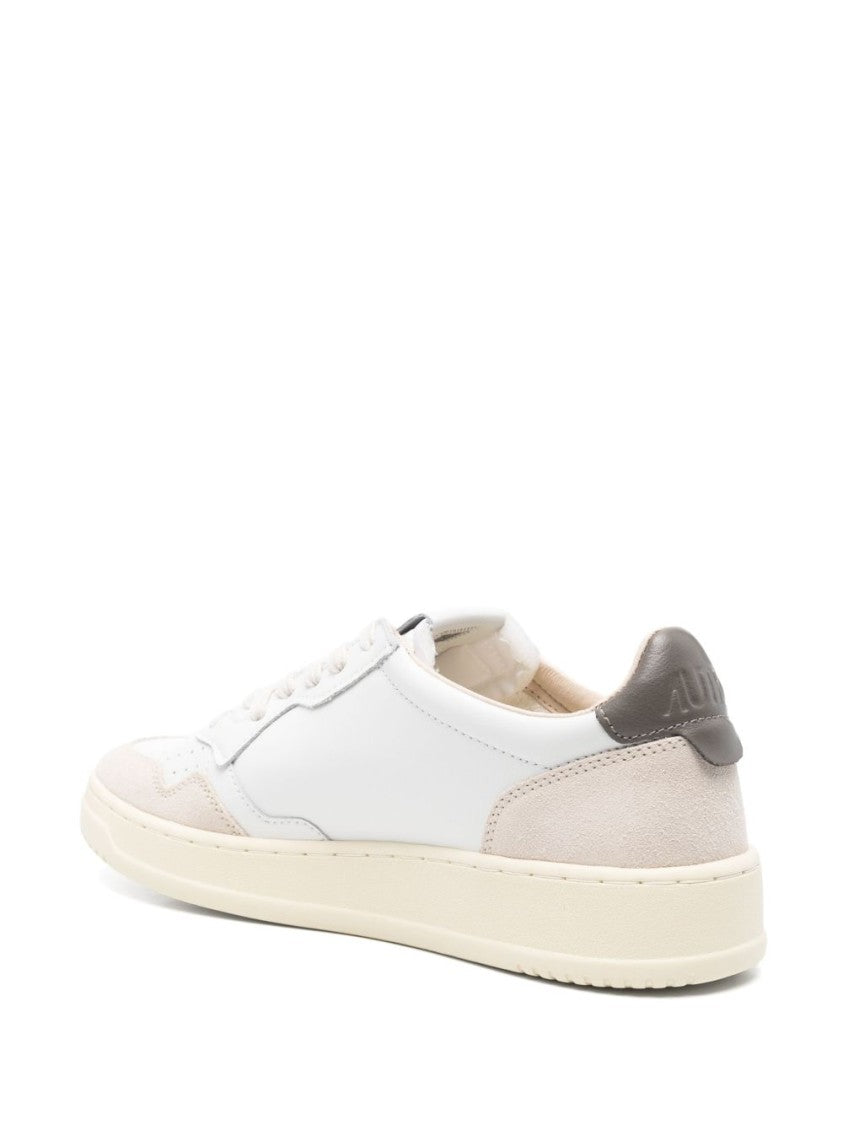 Autry Logo-Embellished White Sneakers