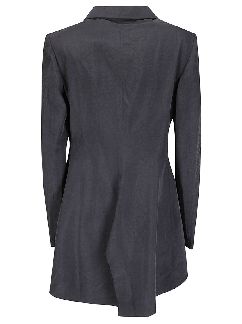 Yohji Yamamoto Rounded Hem Casual Jacket With Refined Texture