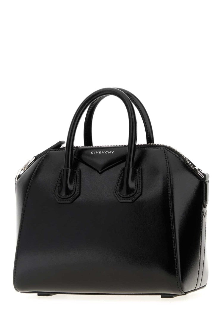 Givenchy Black Leather Mini Antigona Handbag