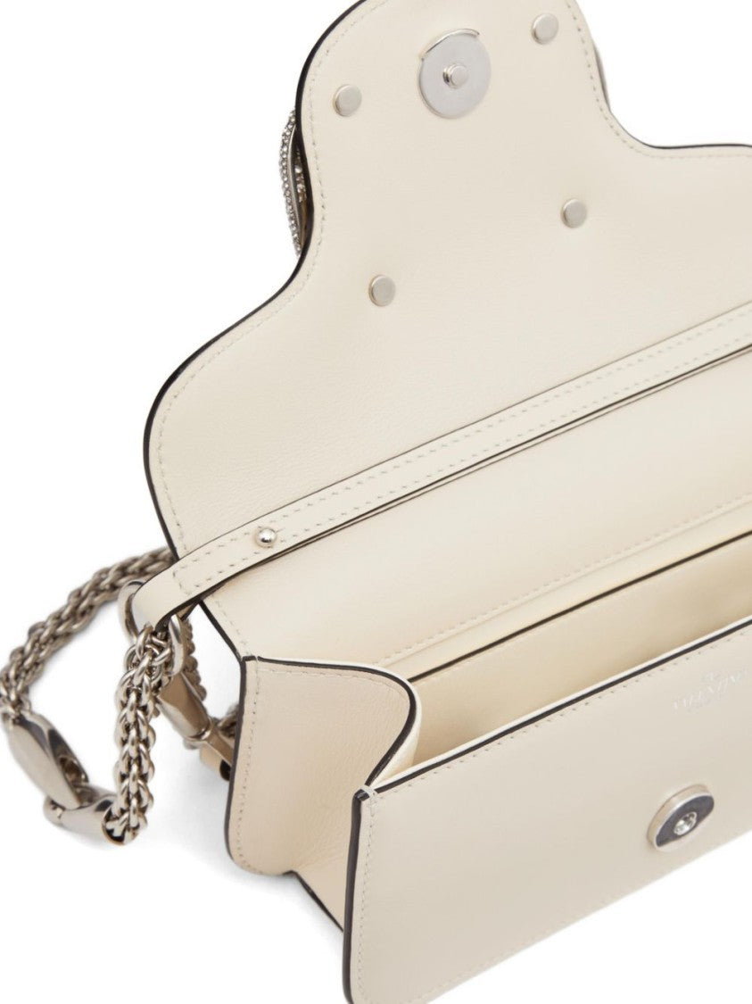 Valentino Garavani Crystal Logo Rectangular Handbag