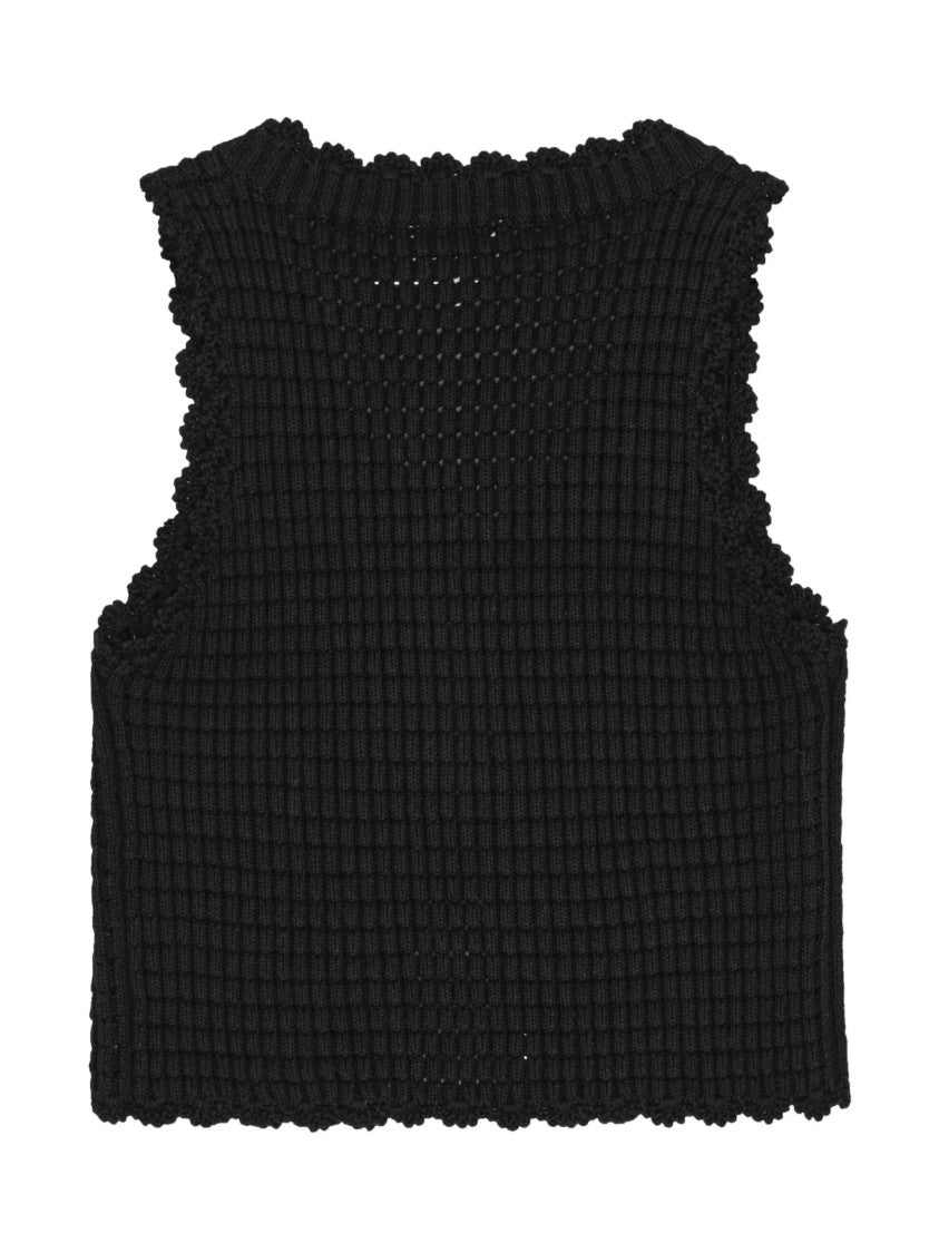 Ganni Crochet Top