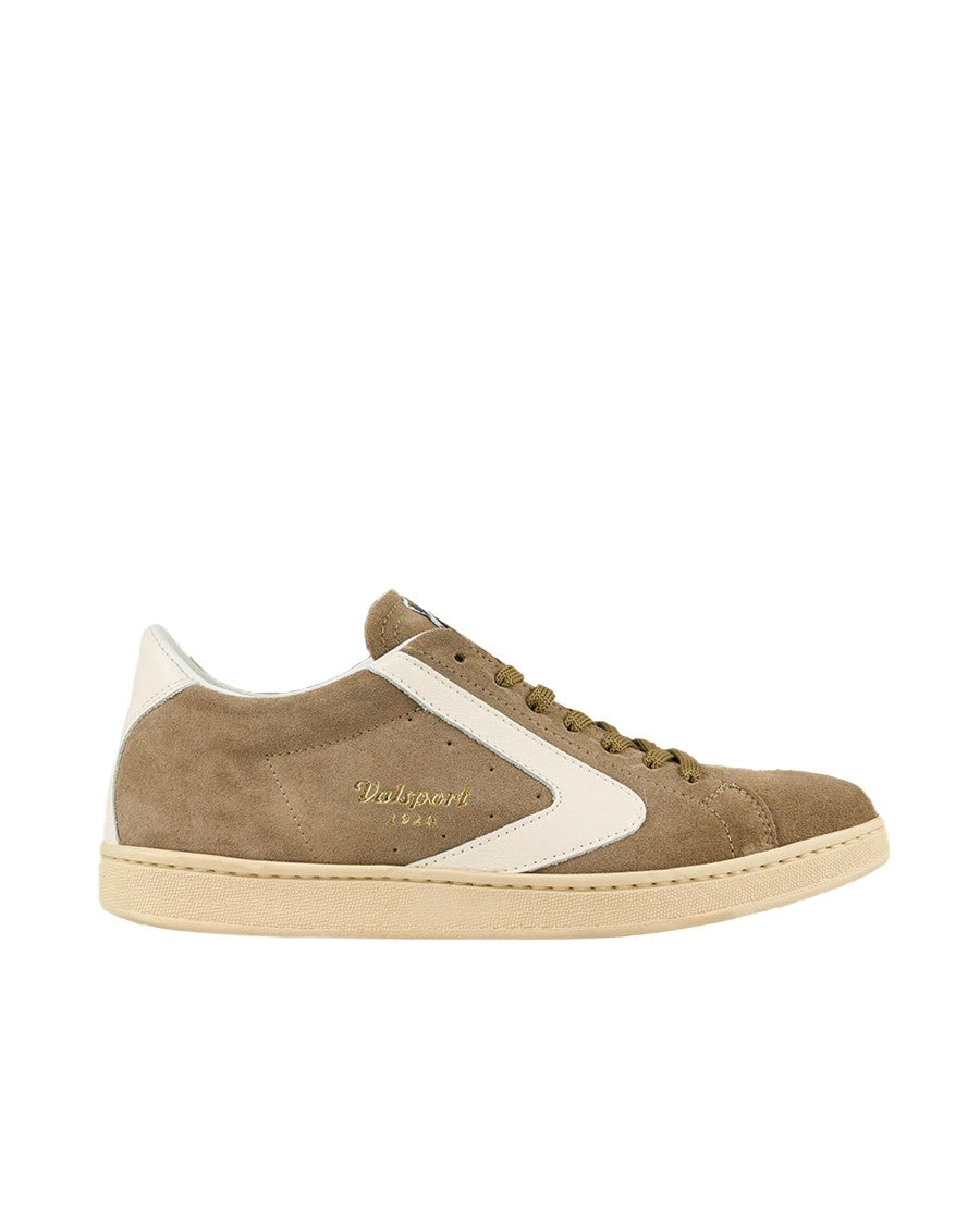 Valsport Low-Top Suede Sneakers With Contrasting Leather Detail