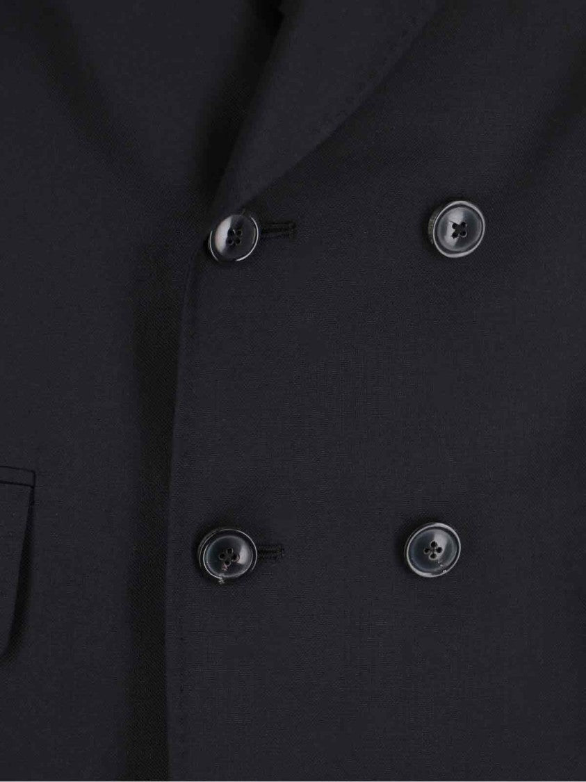 Our Legacy Double-Breasted Wool Suit Set With Notched Lapels