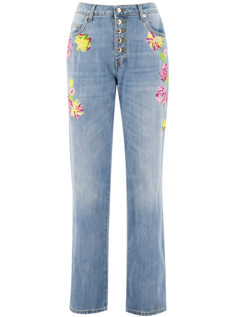 Ermanno Scervino Faded Wash Denim Trousers
