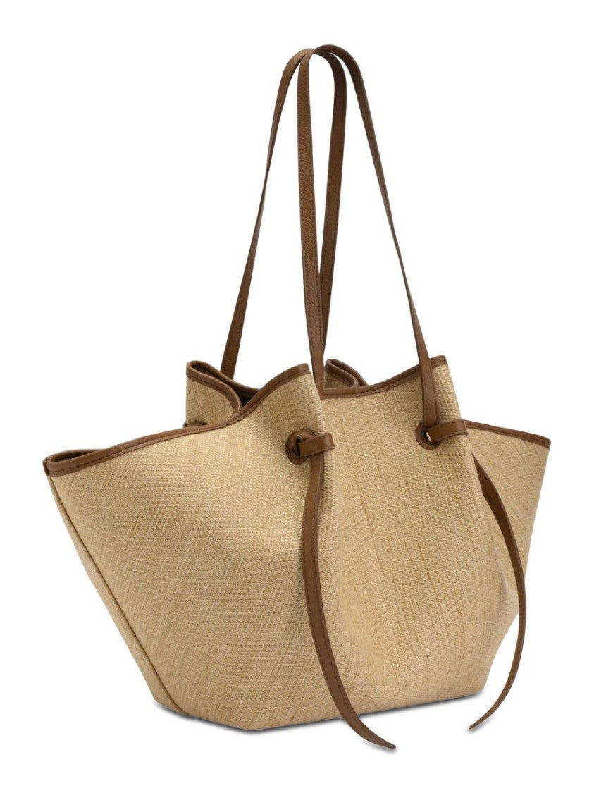 Yuzefi Mochi Raffia Nylon-Blend Tote Bag