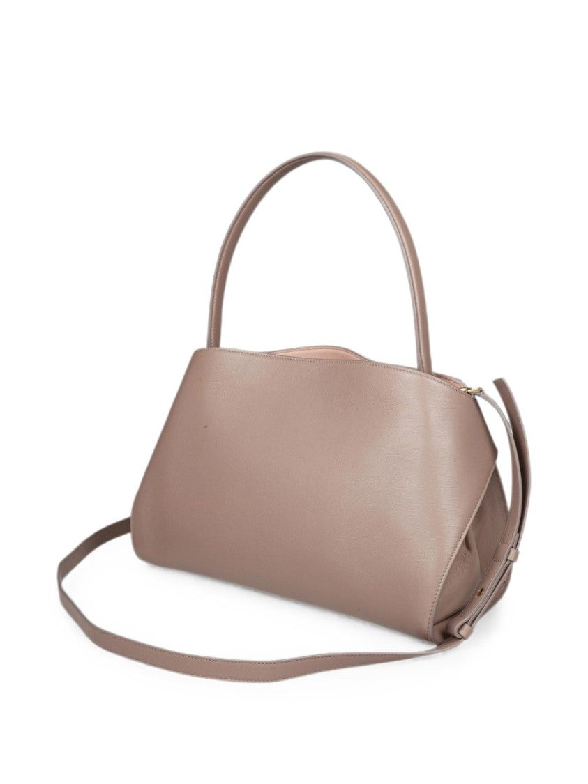 Ferragamo Smooth Calf Leather Structured Handbag