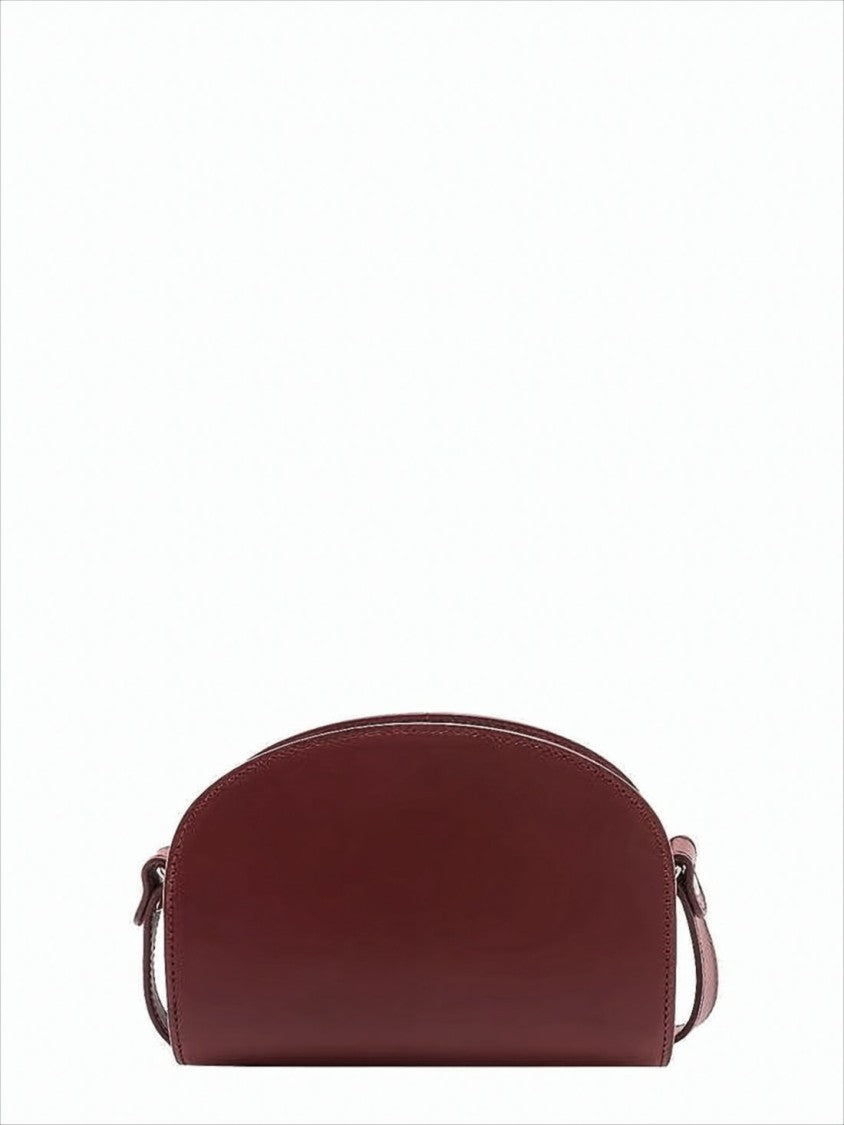 A.P.C. Semi-Circular Shoulder Bag With Adjustable Strap