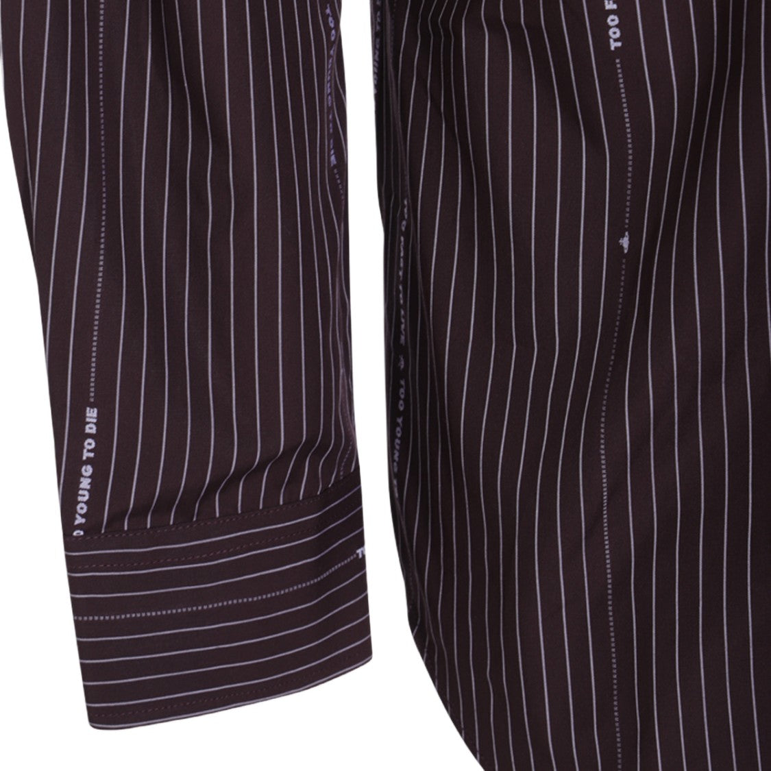 Vivienne Westwood Long Sleeve Pinstripe Button-Up Shirt