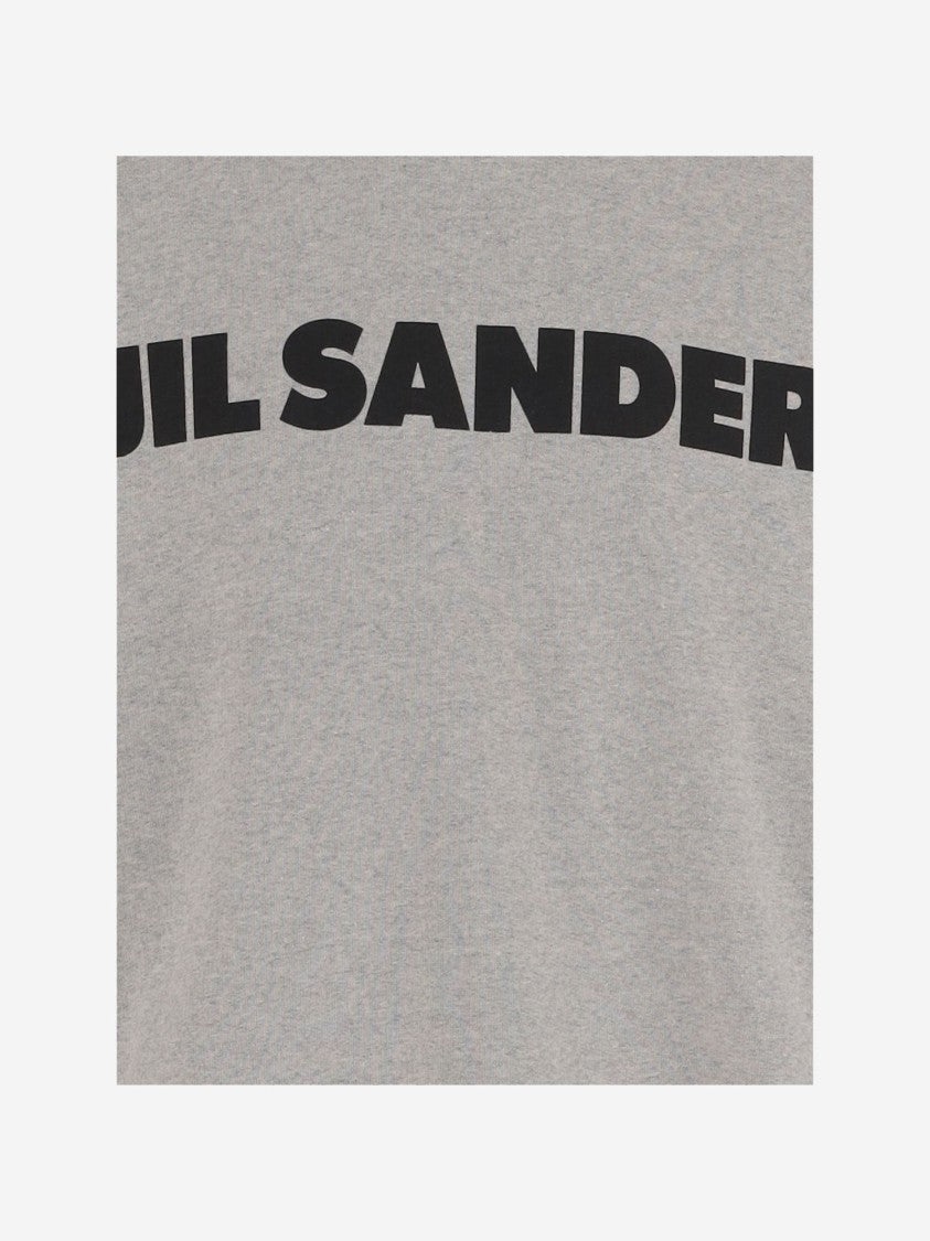 Jil Sander Crew Neck Cotton Sweatshirt