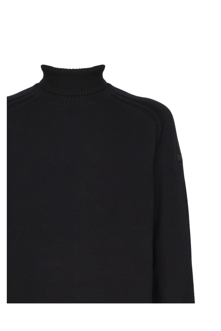 Rrd Black Wool-Blend Sweater