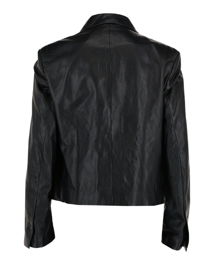 Ferragamo Leather Blazer