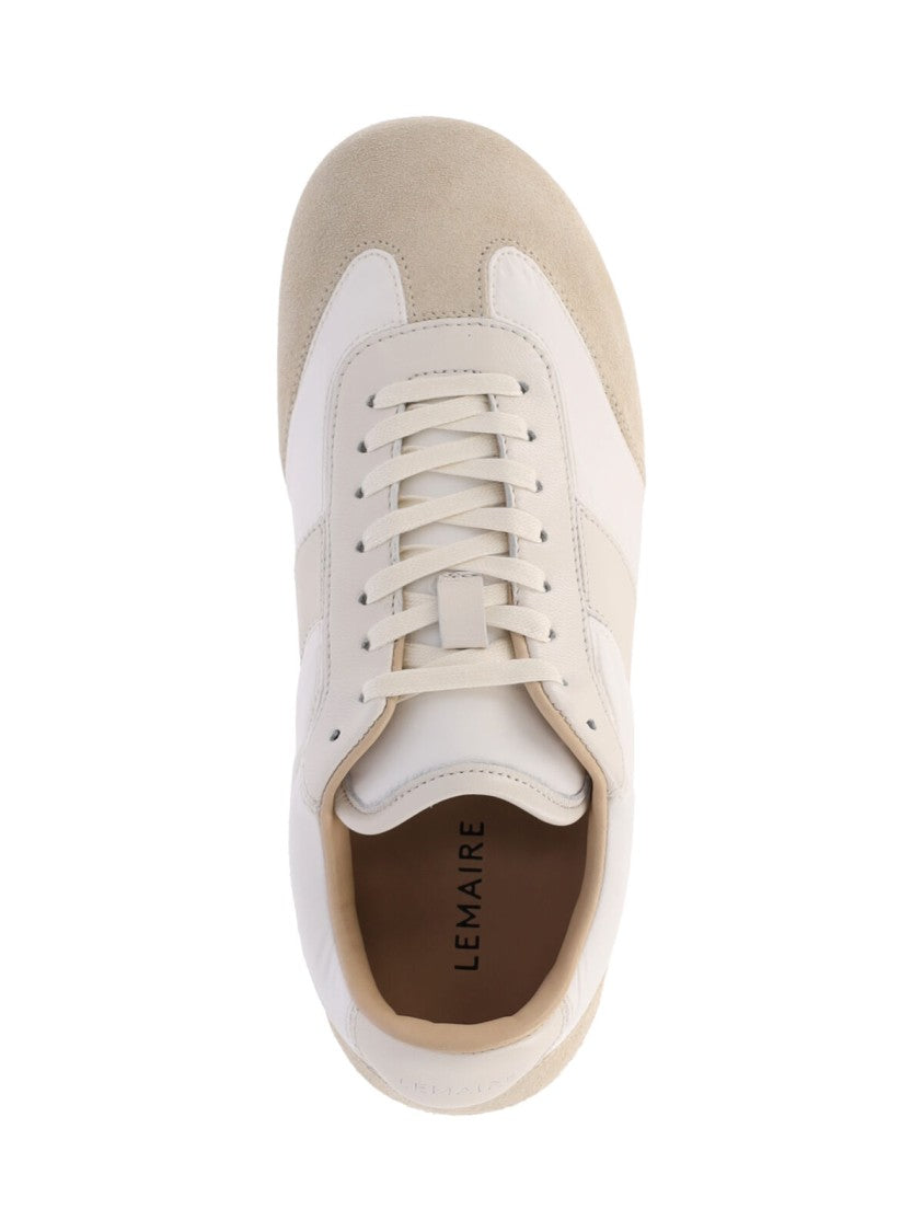 Lemaire White Soft Runner Fabric Sneakers