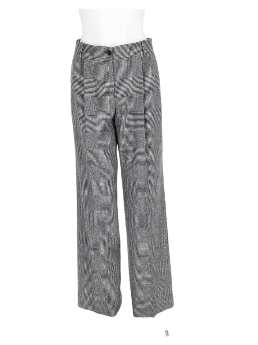 Dolce & Gabbana Checkered Tailored Wool-Blend Formal Pants