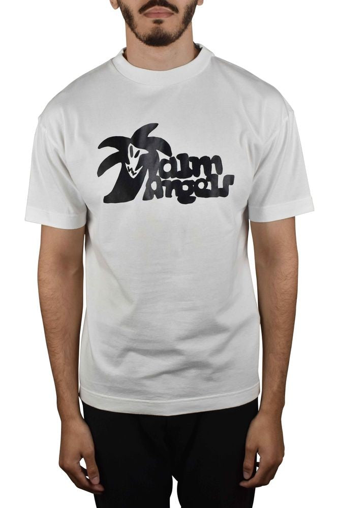 Palm Angels Palm Angels Logo Print Cotton T-Shirt