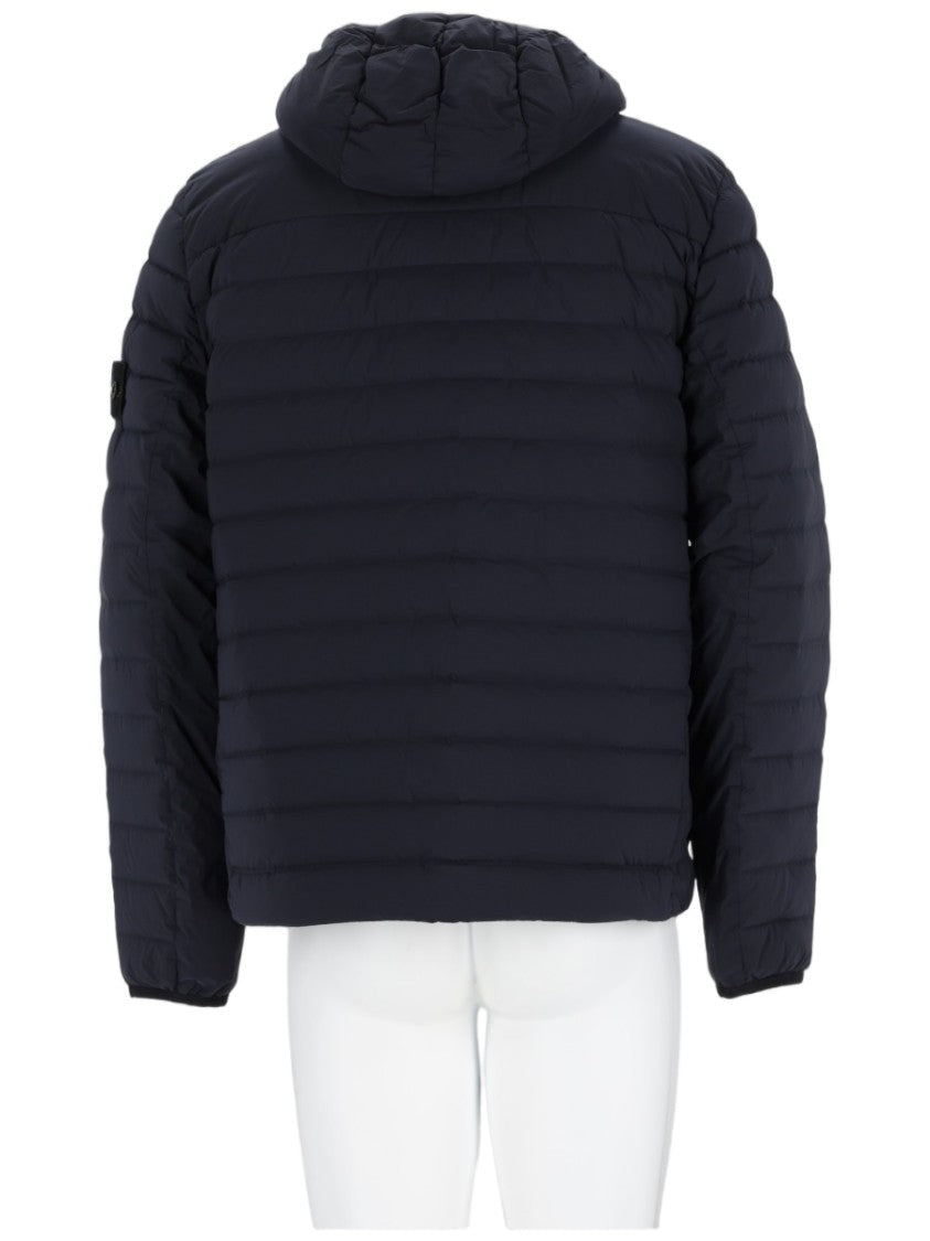 Stone Island Quilted Water-Repellent Hooded Polyamide Jacket