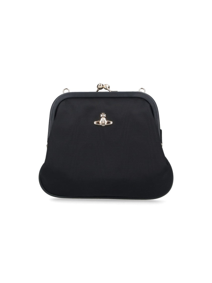 Vivienne Westwood "Granny Frame" Pouch – Black