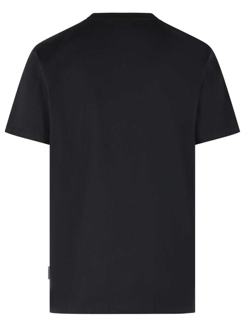 Philipp Plein Black Cotton T-Shirt