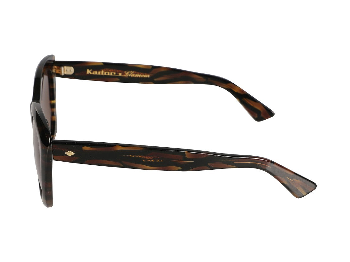 Kador Tortoiseshell Venus/K-S Oversized Square Sunglasses