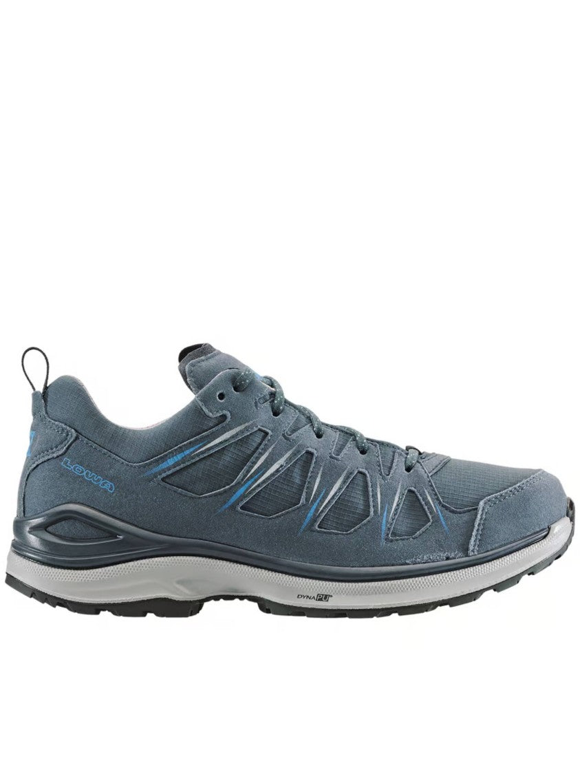 Lowa Low-Profile Lace-Up Shoes With Breathable Overlays And Textured Sole