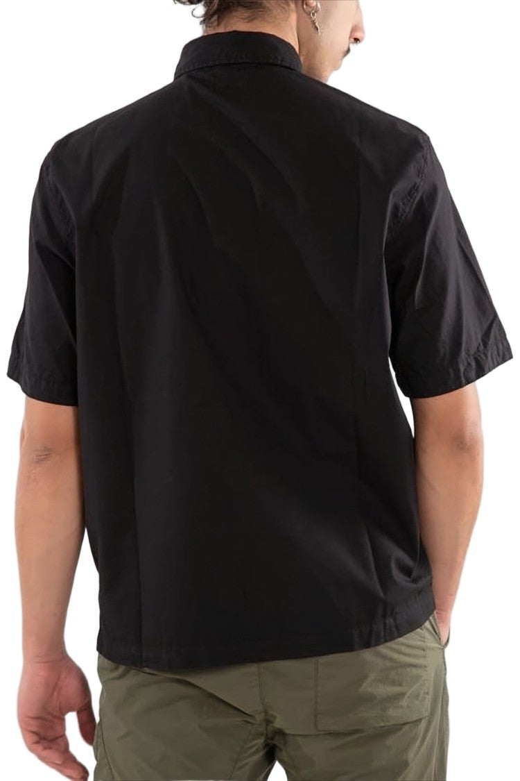 C.P. Company Boxy Fit Short-Sleeve Shirt With Classic Collar