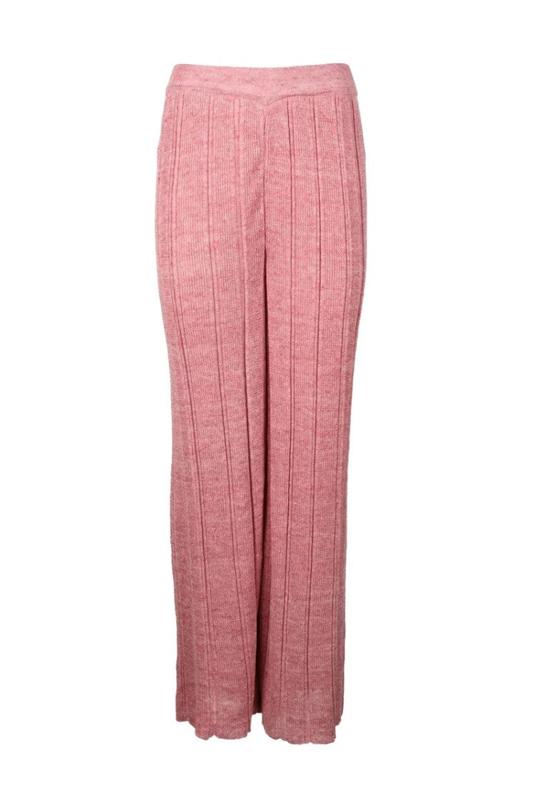 Collection Privee? Wide-Leg Linen Cotton Trousers