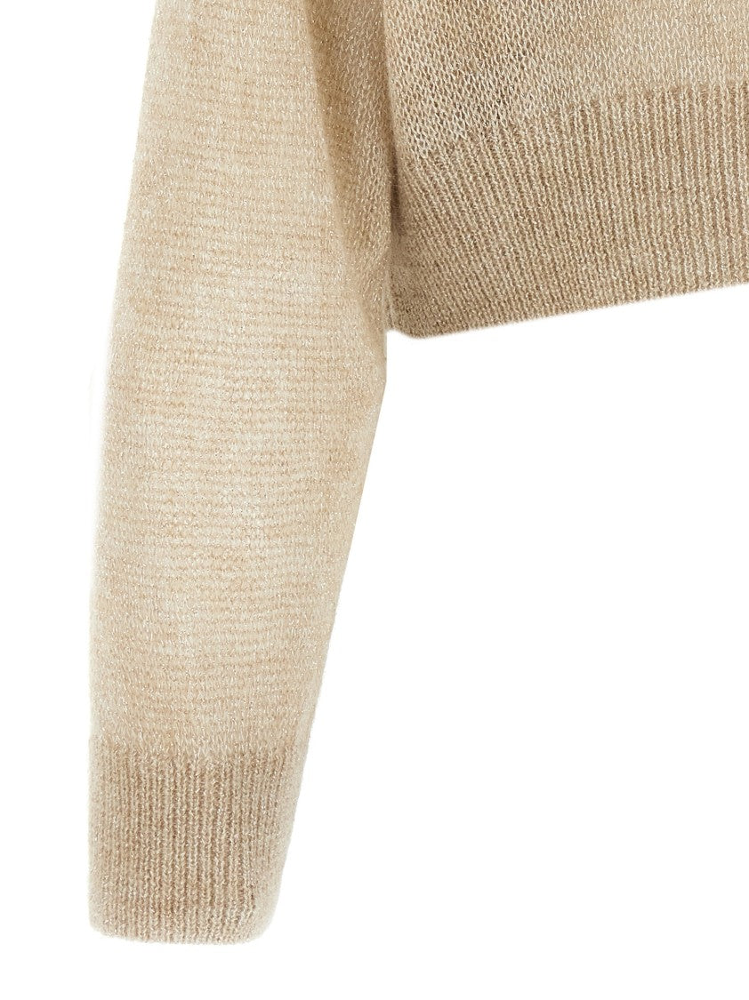 Brunello Cucinelli Lurex Mohair Blend Sweater