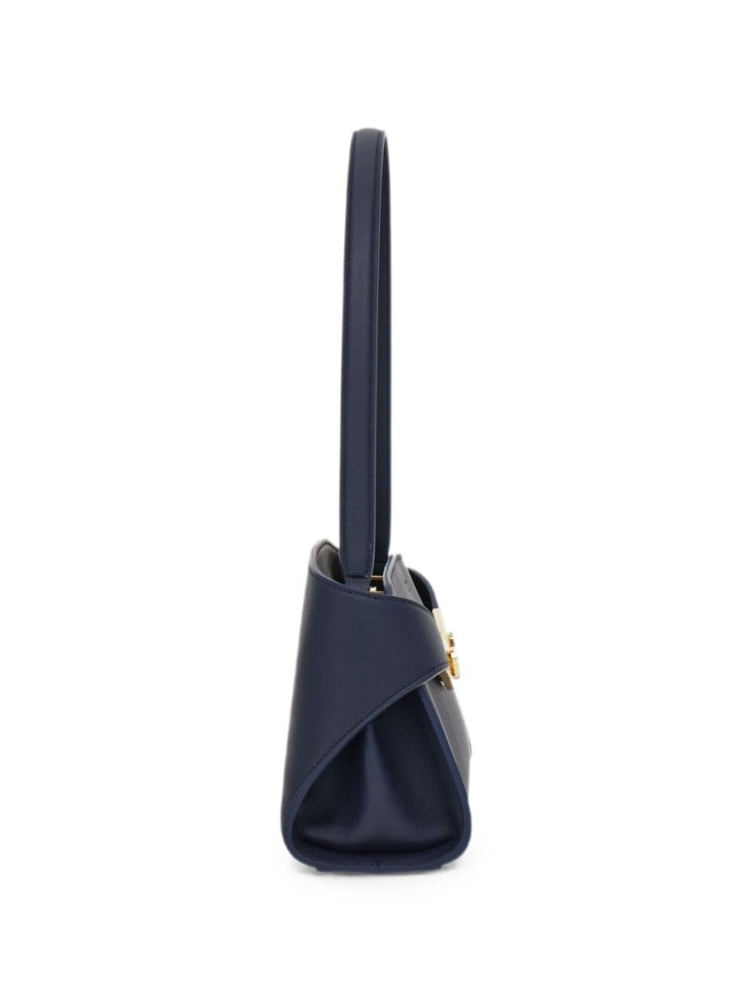 Ferragamo Elongated Rectangular Handbag In Smooth Calf Leather