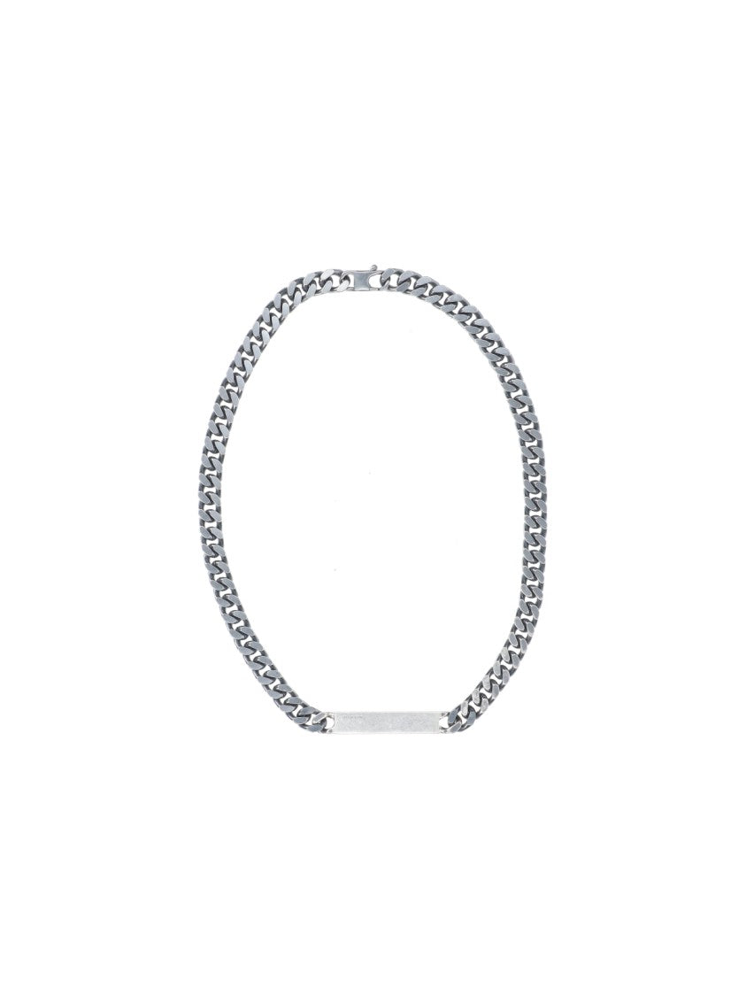 Mm6 By Maison Margiela Minimalist Grey Bracelet With Modern Aesthetic