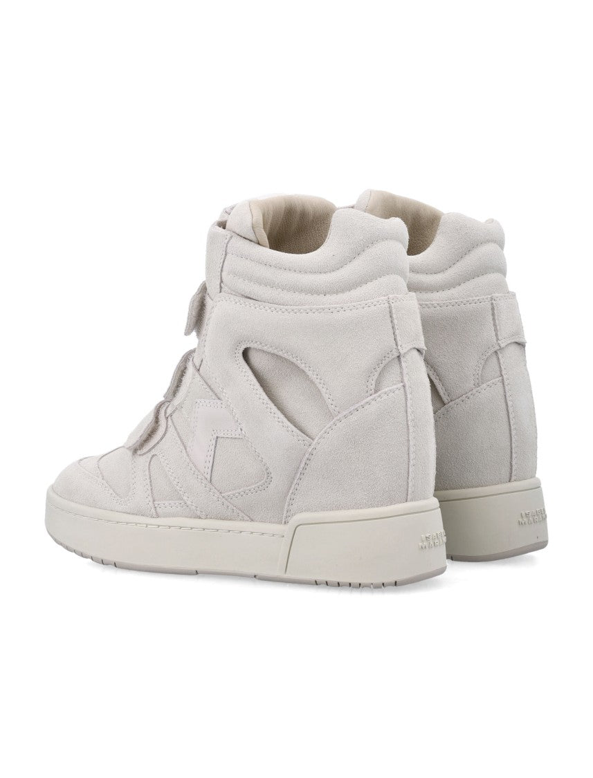 Isabel Marant Im3 High-Top Wedge Sneakers