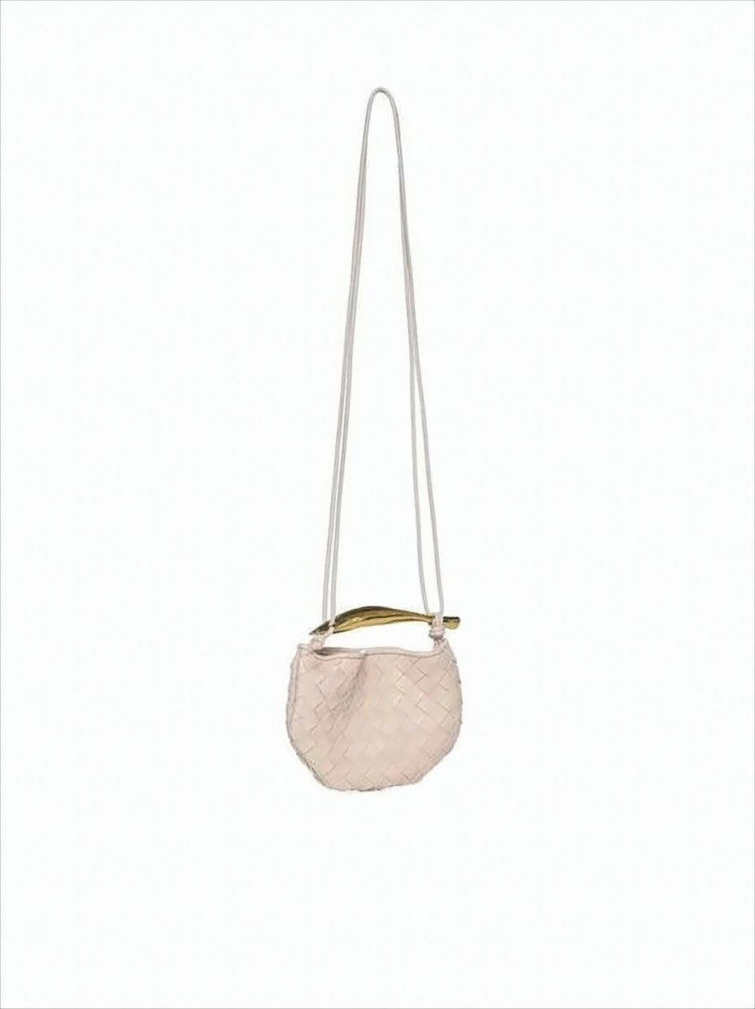 Bottega Veneta Woven Lambskin Shoulder Bag