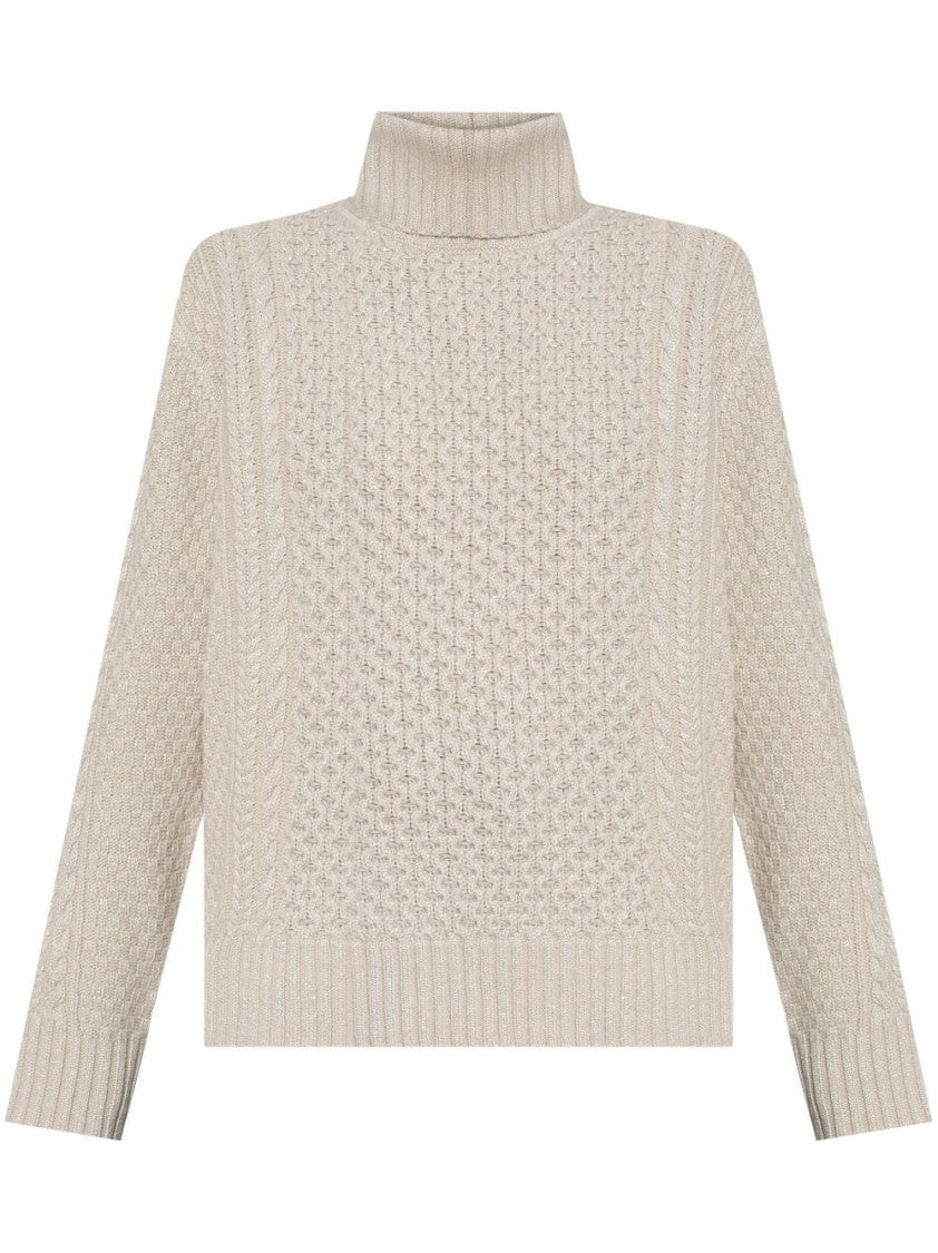 Fabiana Filippi Textured Knitwear With Cozy Turtleneck