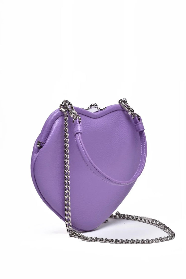 Vivienne Westwood Heart Frame Purse Bag - Purple