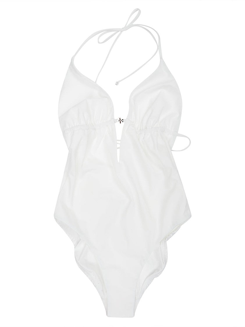 Tory Burch One-Piece Swimsuit With Knot Closure