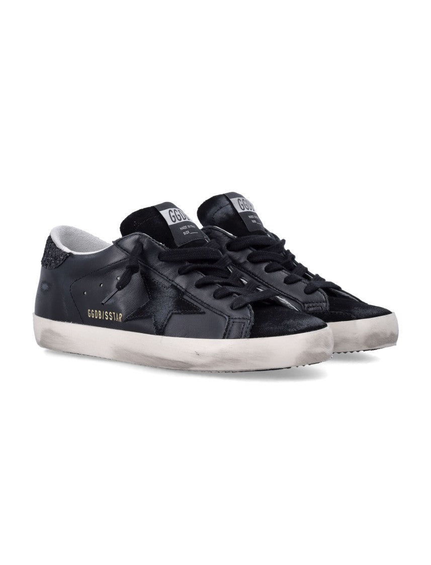 Golden Goose Leather And Suede Vintage Sneakers