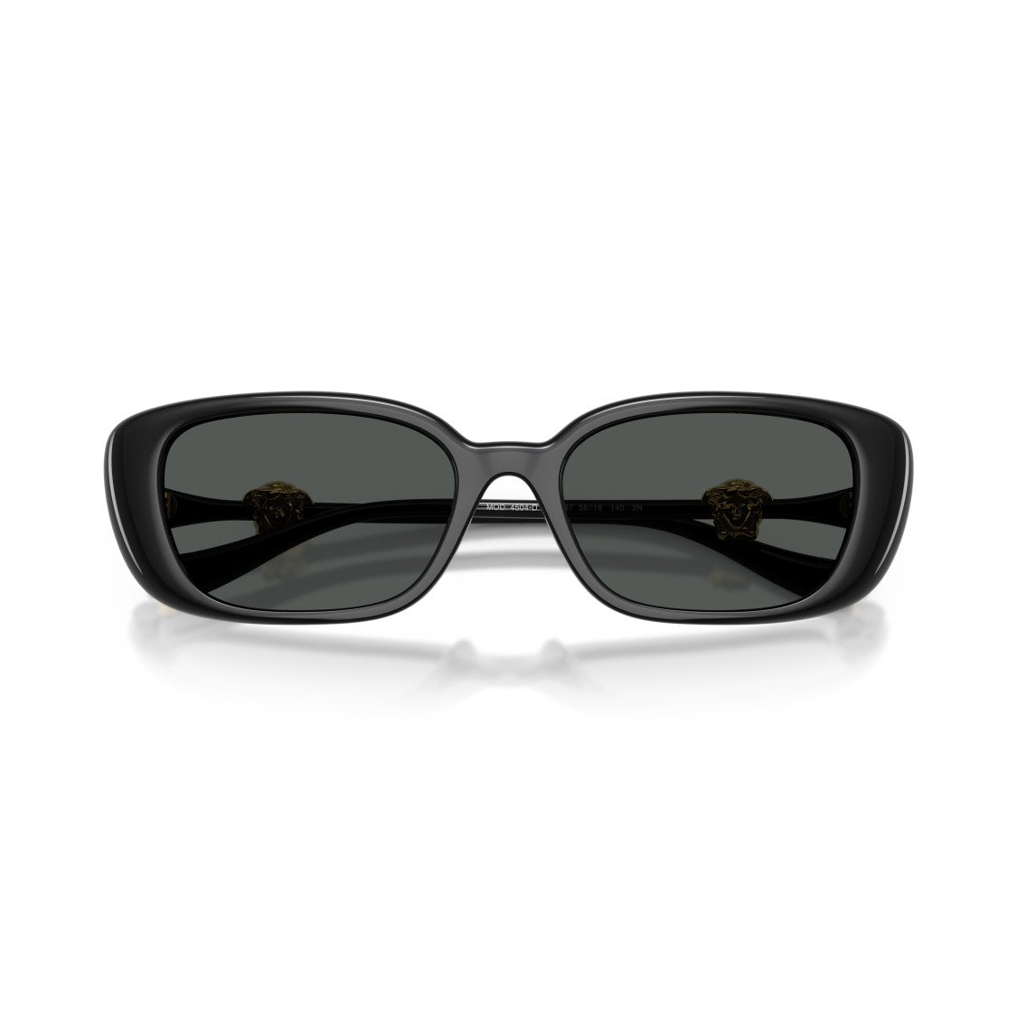 Versace 0Ve4504d Rectangular Black Sunglasses
