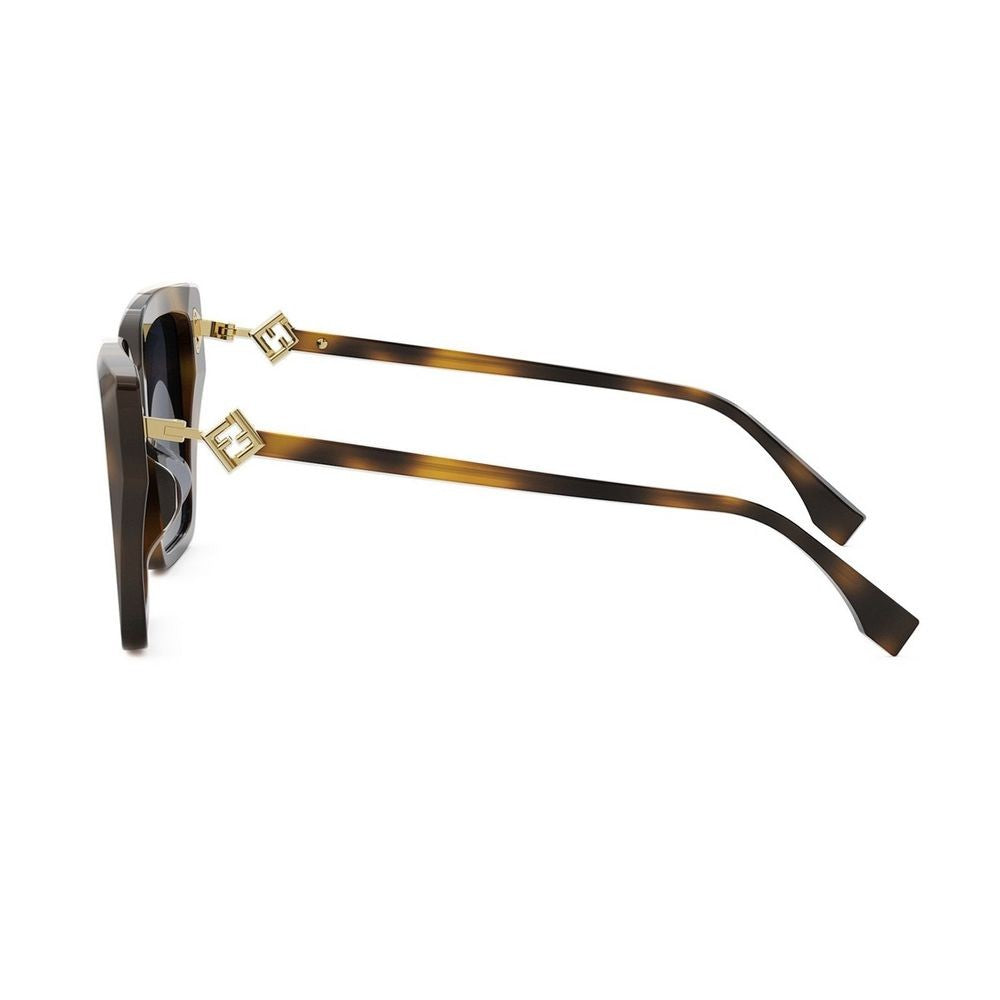 Fendi Ff Diamonds Oversized Square Ff Diamonds Sunglasses