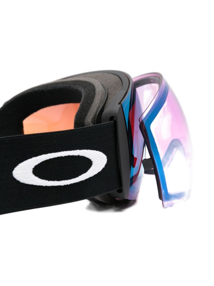 Oakley Wraparound Blue Mirrored Sunglasses